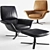 Elegant Minotti Blake Armchair 3D model small image 1