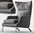 Natuzzi Clemmie: Elegant and Compact 3D model small image 1