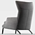 Natuzzi Clemmie: Elegant and Compact 3D model small image 2