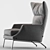 Natuzzi Clemmie: Elegant and Compact 3D model small image 3