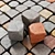 Granite Cube Stones for Decoration 3D model small image 4