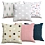 Cozy Cushion Collection 3D model small image 1