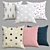 Cozy Cushion Collection 3D model small image 2