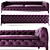 Elegant Windsor Sofa: Timeless Beauty 3D model small image 1