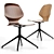 Contemporary Boconcept Florence Chair + Billund Table 3D model small image 4