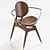 Modern Circle Chair: Stylish and Versatile 3D model small image 3