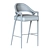 Modern Anais Dining Chair 3D model small image 4