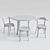 Stylish Runt Furniture Set 3D model small image 4