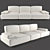 Natuzzi Immenso Sofa: Stylish Comfort for Your Home 3D model small image 4