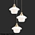 Vintage Cage Pendant Light 3D model small image 1