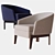 Elegant Chelsea Armchair: 3D Model 3D model small image 2