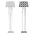 Sleek Aspen Floor Lamp 3D model small image 2