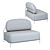 Modern Pawai Sofa: Stylish Comfort 3D model small image 5
