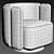 Luxurious Fendi Armchair: Elegant Comfort 3D model small image 5