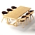 Modern Cartesio Table Set - Vray & Corona Compatible 3D model small image 5