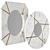 Stone Mirror Decor: Elegant Decorative Mirrors 3D model small image 2