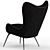 Wittmann Contessa Armchair: Elegant, Compact, and Comfortable! 3D model small image 2