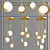 Gold Rim LED Pendant Light 3D model small image 2