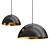 Stunning Luna Pendant Lights 3D model small image 1