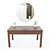 Elegant Mirror and Table Set 3D model small image 4