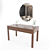 Elegant Mirror and Table Set 3D model small image 5
