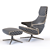 Poltrona Frau Jay Lounge Chair 3D model small image 4
