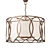 Elegant Sausalito Chandelier 3D model small image 1