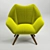 Elevate Your Comfort: Kurt Osverting Easy Chair 3D model small image 3
