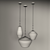 Scandinavian Pendant Lights Set 3D model small image 2