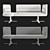 Amadeo Kinetic Sofa - Modern Furniture from mminterier 3D model small image 2