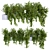 Leafy Charm: Ivy Plants in Box 3D model small image 1
