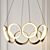 Elegant Oros LED Chandelier: Timeless Beauty 3D model small image 1