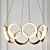 Elegant Oros LED Chandelier: Timeless Beauty 3D model small image 2