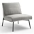 Retro Chic Armchair - La Redoute Rafa 3D model small image 5