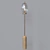 Elegant Glass Floor Lamp - CB2 3D model small image 1