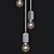 Silvares Pendant Light: Modern, Loft Style Chandelier 3D model small image 2