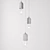 Silvares Pendant Light: Modern, Loft Style Chandelier 3D model small image 7