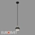 Nocciola Pendant Lamp: Eurosvet 50106/1 Nocciola 3D model small image 1