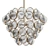 Elegant Sphaira Glass Chandelier 3D model small image 1