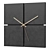 Modern Wall Clock: Sleek Design 3D model small image 3