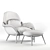 Danish Elegance: Fredericia Swoon Lounge 3D model small image 4
