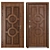 Astoria Metal Entrance Door: Elegant and Secure! 3D model small image 3