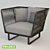 OM Twist-M: Stylish Lounge Chair by PRADEX 3D model small image 1