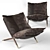 Amir Sayyadi Armchair: Sleek Design and Ultimate Comfort 3D model small image 6