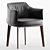 Archibald Leather Armchair by Poltrona Frau 3D model small image 1