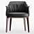 Archibald Leather Armchair by Poltrona Frau 3D model small image 3