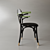 Renewal Epoxy-Infused Wooden Chair 3D model small image 4