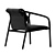 Sleek and Modern Leon Chair 3D model small image 2