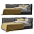 Cervantes Small Bed: Comfort Meets Style 3D model small image 1