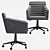 Zuo Modern Bronx Ergonomic Chair 3D model small image 2